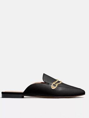 Coach Sawyer Slide Loafers. Leather. Size 6